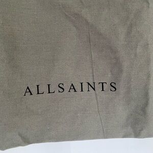 All Saints Gray Drawstring Dust Bag